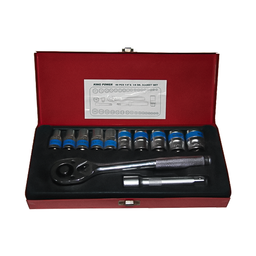 12pcsクイックラチェットハンドルソケットセット（1/2 