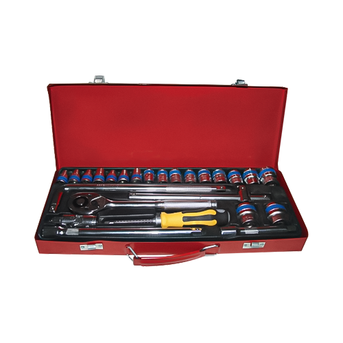 25pcsインパクトソケットセット（1/2インチ）